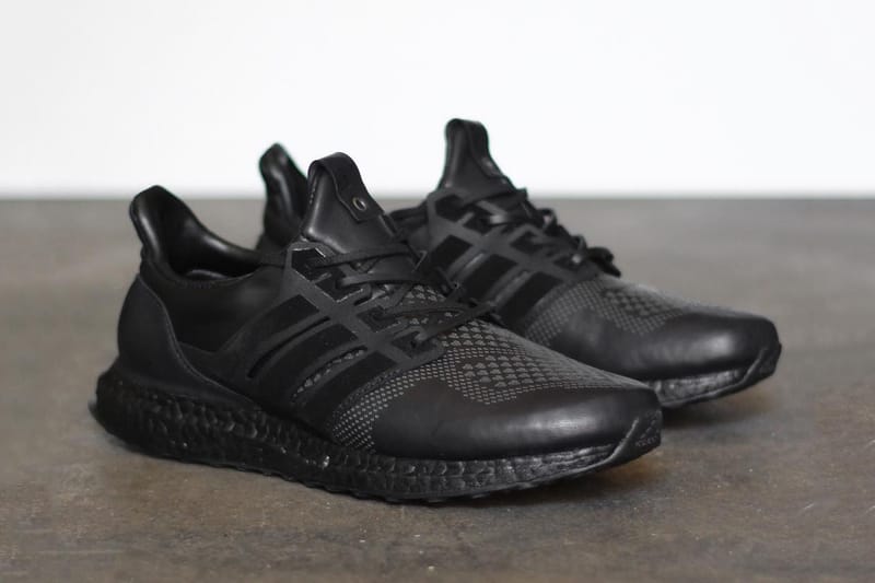 all black ultra boost custom