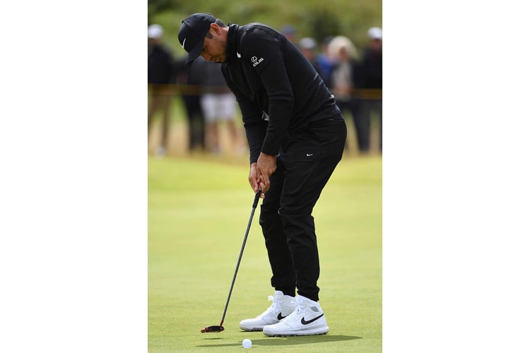 Jason Day Hit Round 1 of the British Open Championship Sporting the Air Jordan 1 Golf