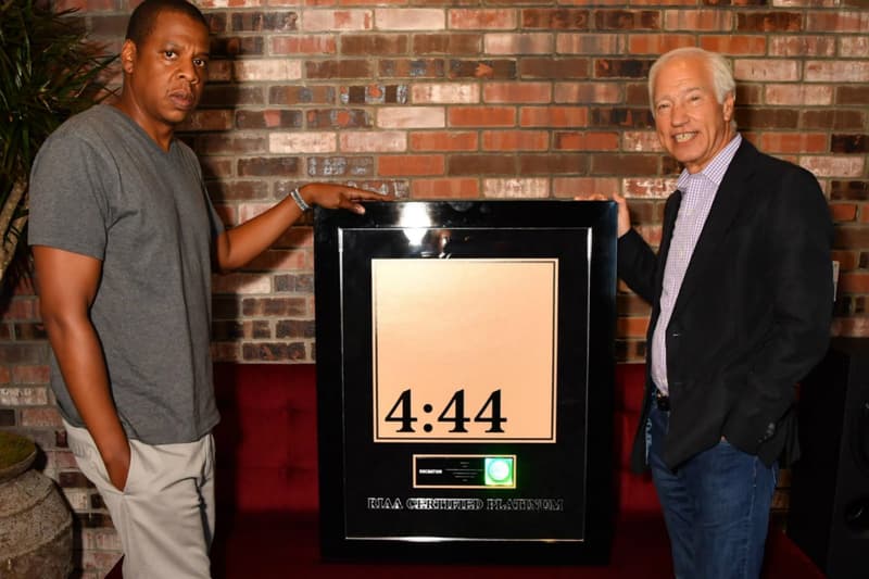 JAY-Z 4:44 Platinum RIAA Cary Sherman