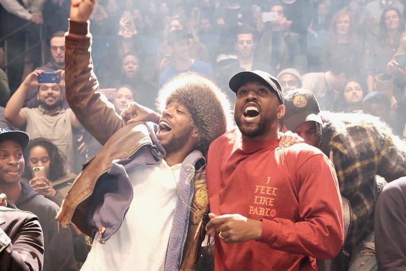 Kanye West, Kid Cudi & Plain Pat Studio LA
