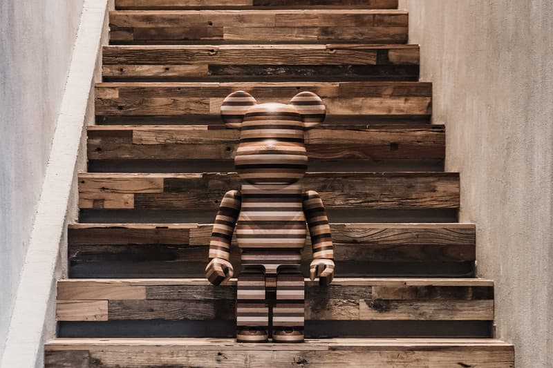 Karimoku Medicom Toy 1000 Horizon Wood Bearbrick be@rbrick sold 58 pounds