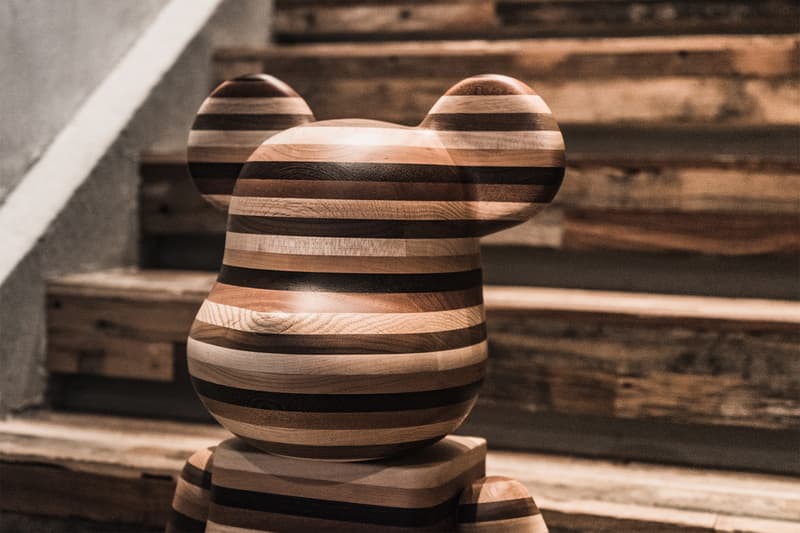 Karimoku Medicom Toy 1000 Horizon Wood Bearbrick be@rbrick sold 58 pounds