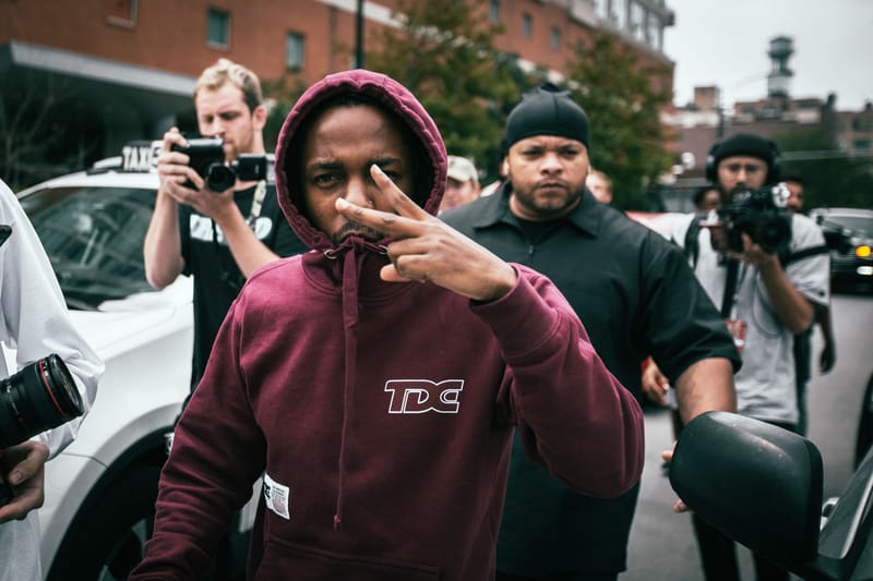 Kendrick Lamar Shows up at 'DAMN.' Pop-Up in Notre