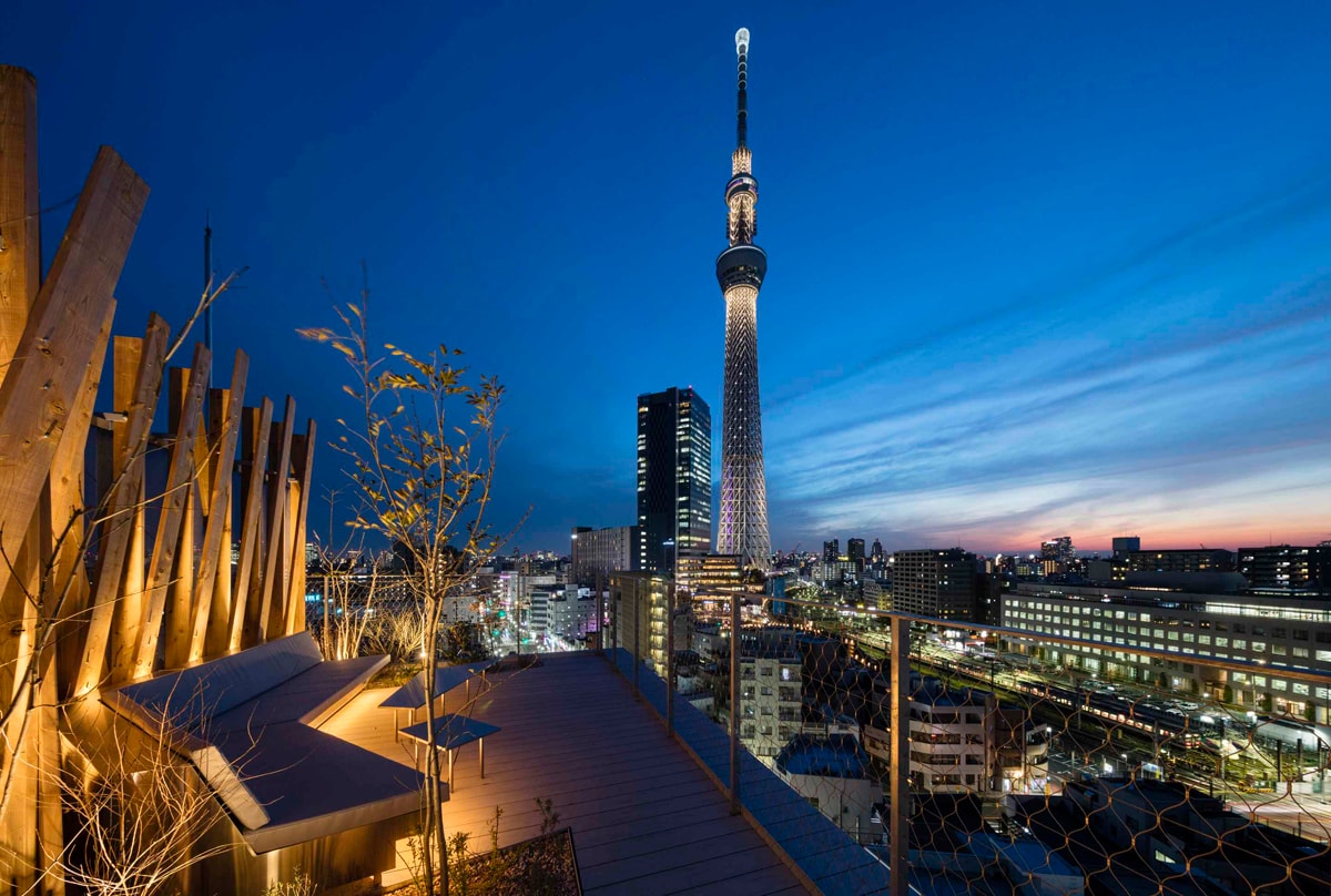 ONE tokyo Hotel Kengo Kuma Architecture Design Skytree Observation Tower