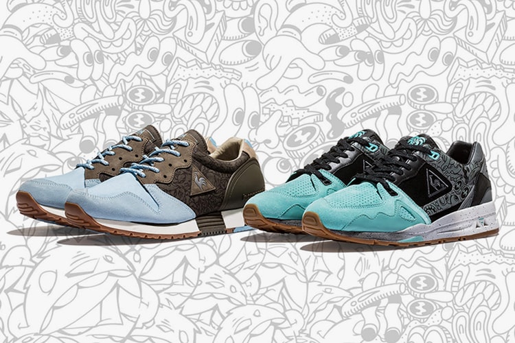 Steven Harrington, Dez Einswell & KICKS LAB. Team up on a Le Coq Sportif "Road Trippin'" Pack