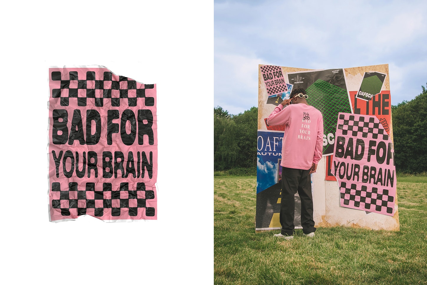 Lazy Oaf 2017 Fall Collection Lookbook laze BAD FOR YOUR BRAIN rave acid house music uk