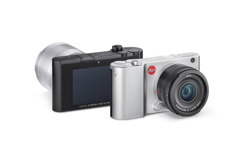 Leica TL2 Mirrorless Camera 24MP Silver Black iOS Android Smartphone App aluminum silver