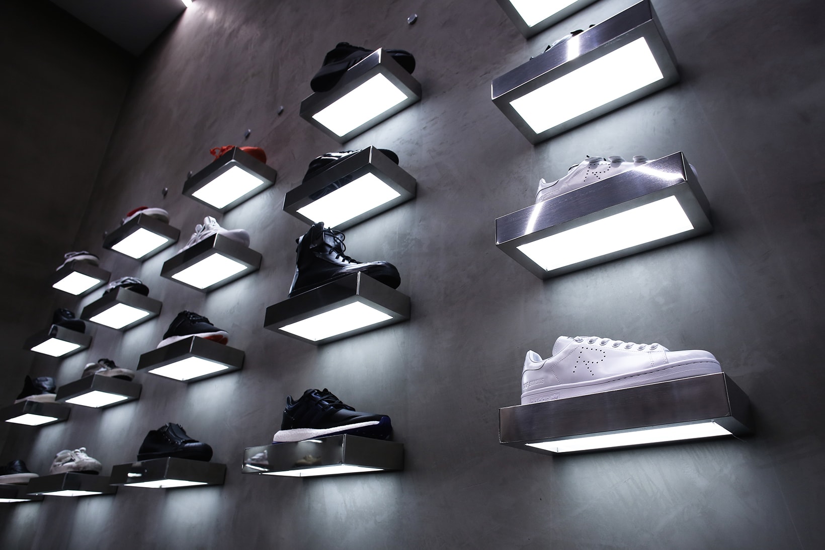 LOIT LA Store Launch Sneaker Wall