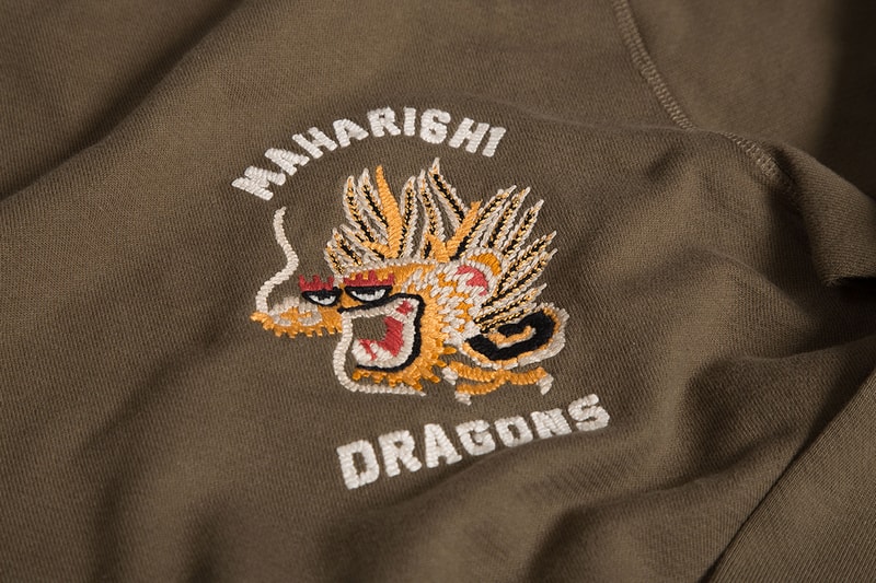 maharishi Golden Dragon sweatshirts sweatpants shirts tops clothing fashion style series collection capsule black brown blue