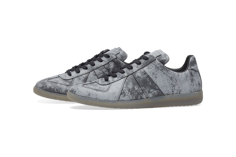 Maison Margiela Replica Leopard Reflective sneakers animal print military end clothing shoes kicks