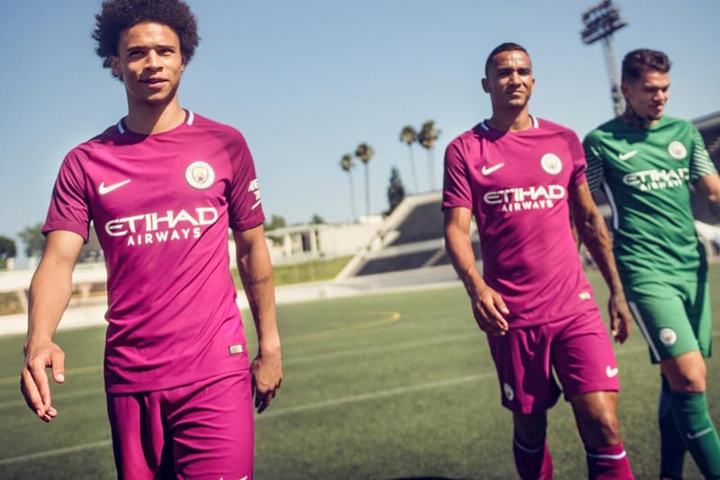 man city kit pink