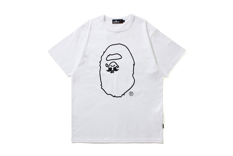 Mr Bathing Ape 2017 Fall Winter Collection BAPE Mustache Sweatshirt T Shirt Button Down Cap Hat Snapback