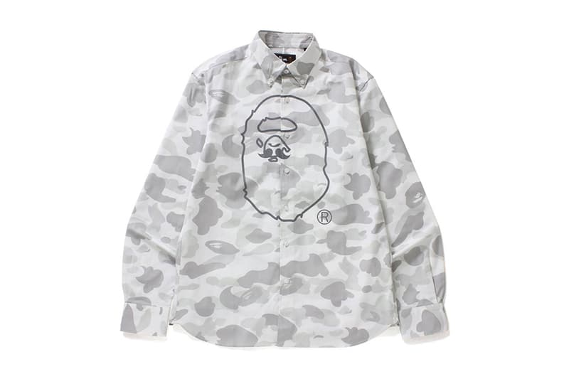 Mr Bathing Ape 2017 Fall Winter Collection BAPE Mustache Sweatshirt T Shirt Button Down Cap Hat Snapback