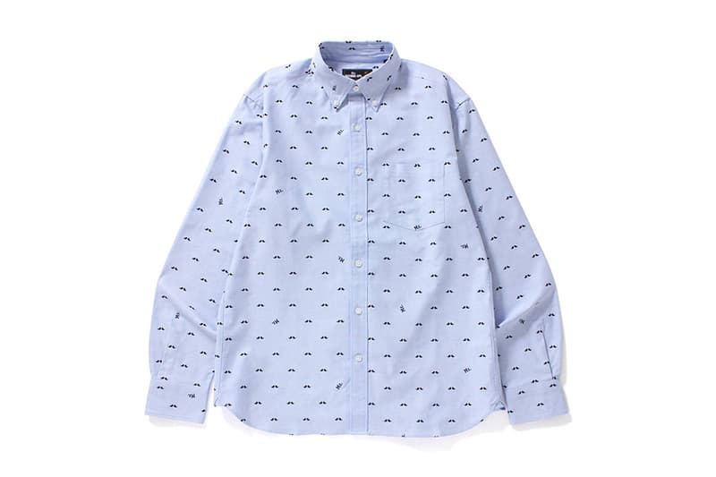 Mr Bathing Ape 2017 Fall Winter Collection BAPE Mustache Sweatshirt T Shirt Button Down Cap Hat Snapback