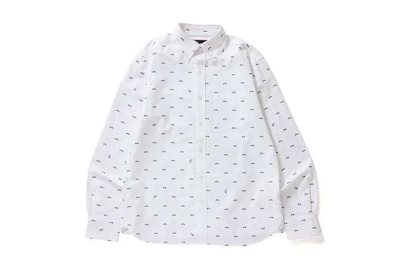 Mr Bathing Ape 2017 Fall Winter Collection BAPE Mustache Sweatshirt T Shirt Button Down Cap Hat Snapback