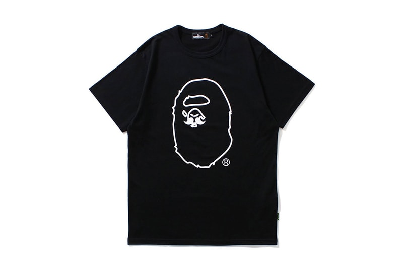 Mr Bathing Ape 2017 Fall Winter Collection BAPE Mustache Sweatshirt T Shirt Button Down Cap Hat Snapback