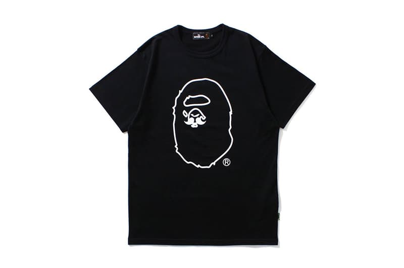 Mr Bathing Ape 2017 Fall Winter Collection BAPE Mustache Sweatshirt T Shirt Button Down Cap Hat Snapback