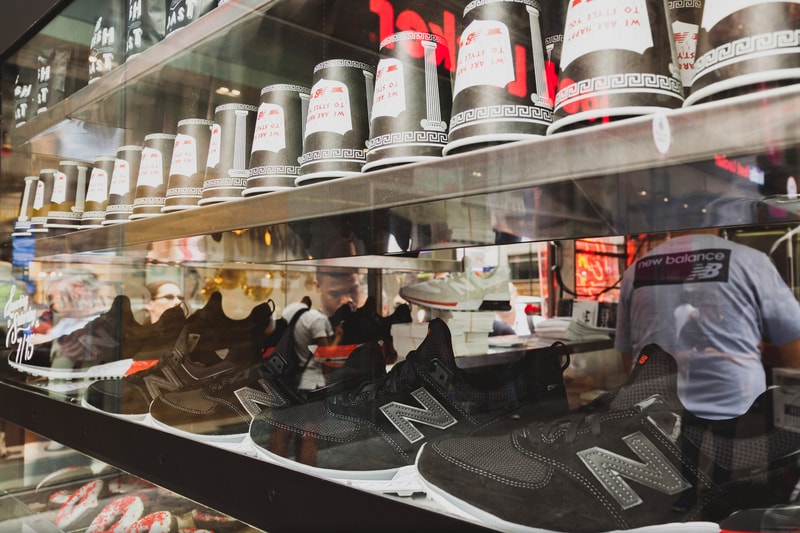 New Balance 574 Sport Model Footwear Sneakers Shoes Lifestyle Runner coffee carts nyc new york city