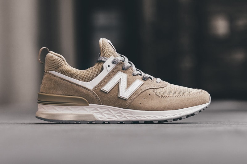 New Balance 574 Sport Tan Brown White Sneakers Shoes Footwear 2017 July 31 Monday Release Date Info Feature