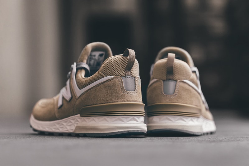 New Balance 574 Sport Tan Brown White Sneakers Shoes Footwear 2017 July 31 Monday Release Date Info Feature