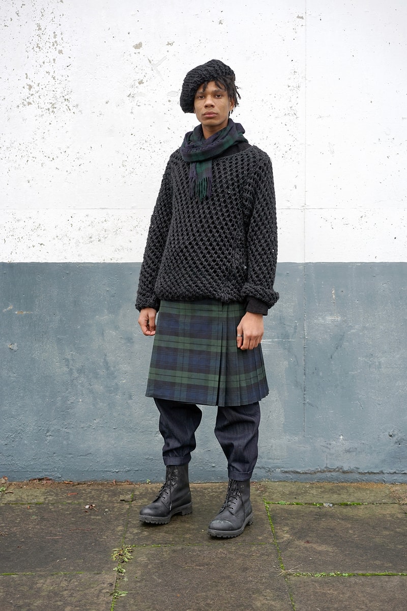 Nicholas Daley 2017 Fall Winter Blackwatch Collection Lookbook