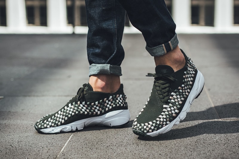 Nike Air Footscape Woven NM Sequoia Light Orewood Brown White Sneakers Shoes Footwear