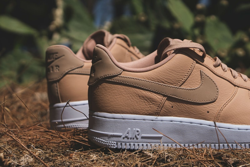 Nike Air Force 1 07 Low Premium Vachetta Tan Leather Sneakers Shoes Footwear July 2017 Summer Release Date Info