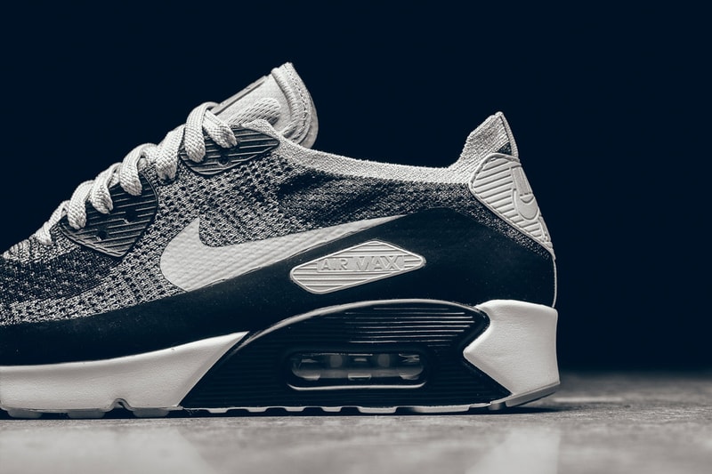 Nike Air Max 90 Ultra 2.0 Flyknit Black & White