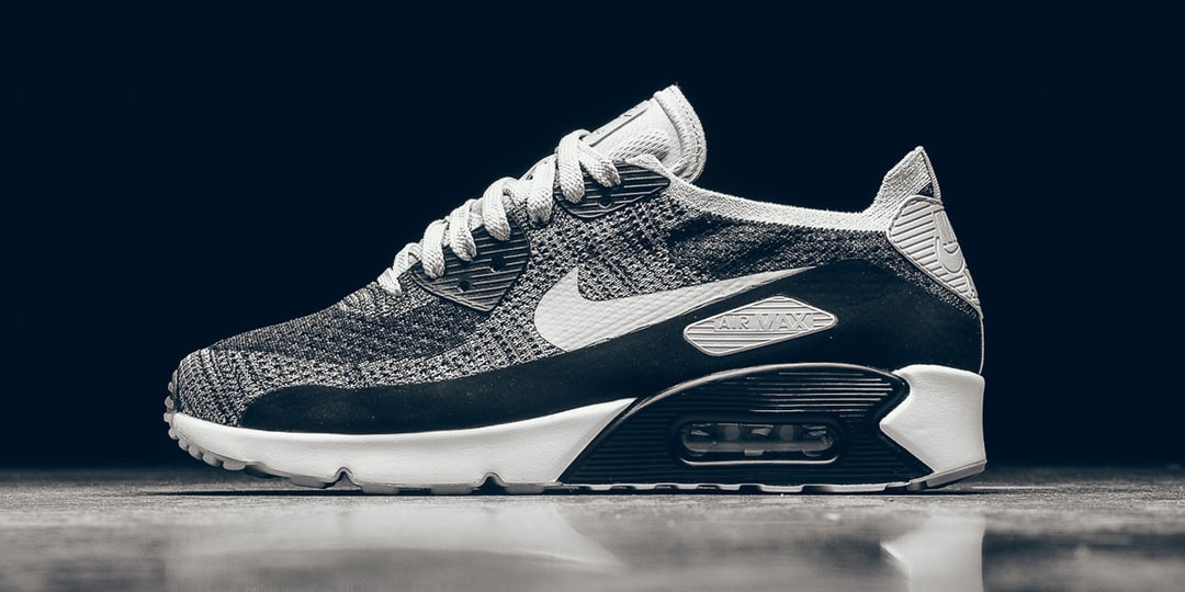 Nike air max 90 flyknit cool grey Clearance