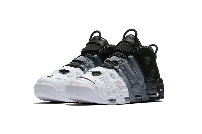 Nike Air More Uptempo Tri Color White Grey Black
