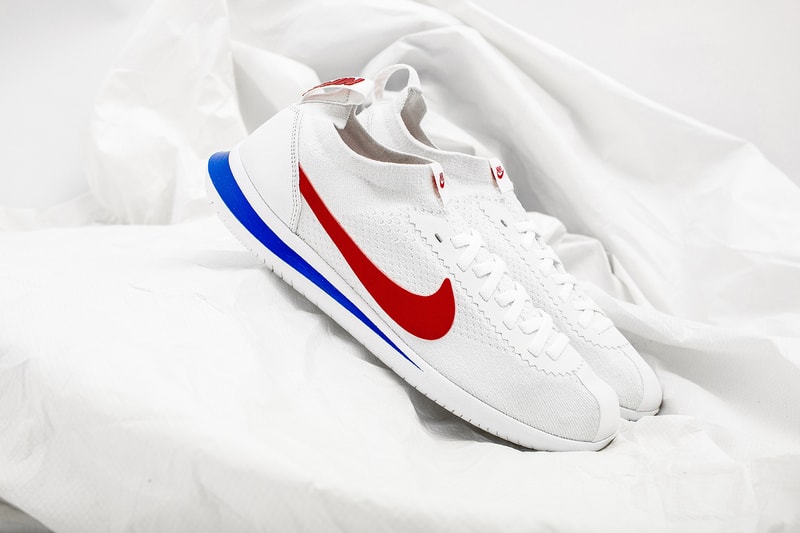Nike Cortez Flyknit Release Date Info Black White Sneakers Footwear Shoes 2017 July