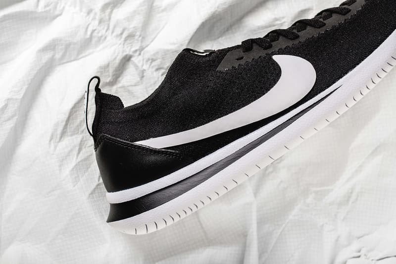 Nike Cortez Flyknit Release Date Info Black White Sneakers Footwear Shoes 2017 July