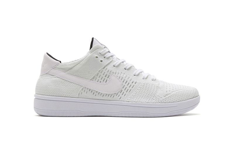 Nike Dunk Low Flyknit White Black Sneakers Shoes Footwear Summer 2017 July Release Date Info Kinetics