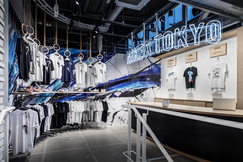 Nike Kicks Lounge Omotesando Japan Sneakers Shoes Footwear Store tokyo store retail inside