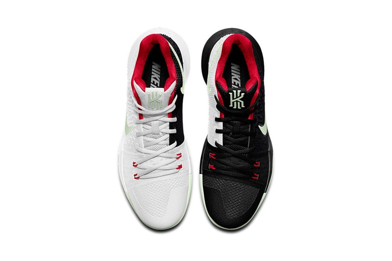 Nike Kyrie 3 Asia Tour NIKEiD Irving glow in the dark red white black green mint cleveland cavaliers cavs nba basketball china