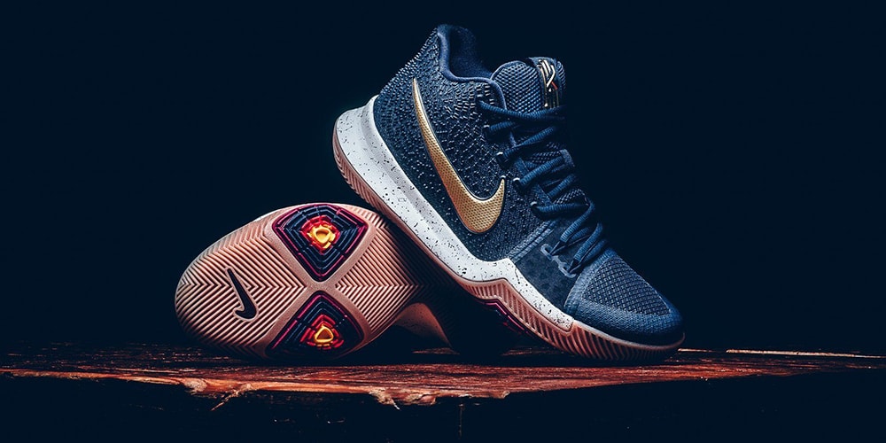 Kyrie irving shoes 3 gold Clearance