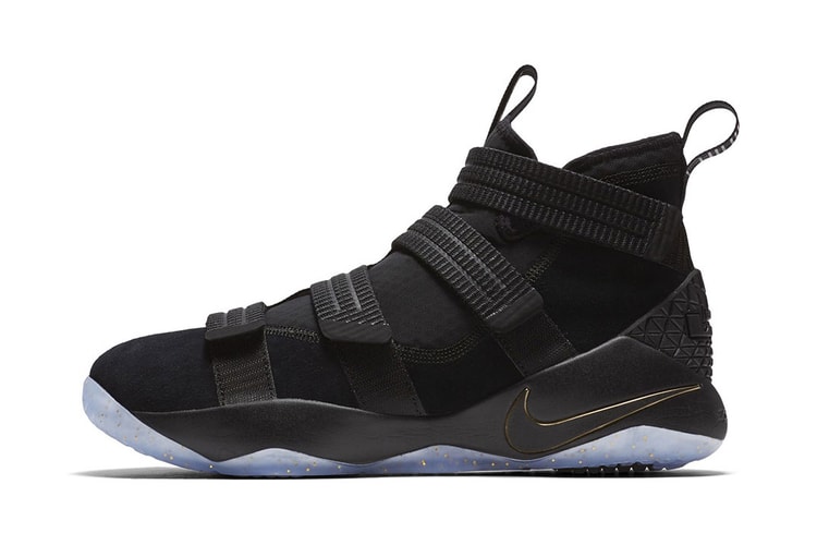 Nike's LeBron Soldier 11 "Finals" Goes "Zero Dark Thirty" With a Touch of Gold