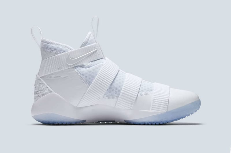 lebron shoes all white