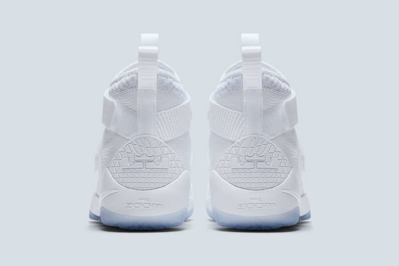 Nike Lebron Soldier 11 Triple White Strap Basketball