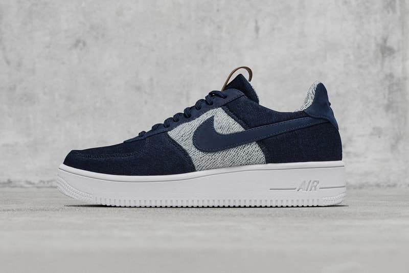 Loopwheeler NikeLab Sock Dart Air Force 1 Ultraforce Indigo Dyed Nike Japan blue Aizome nike sneakers shoes