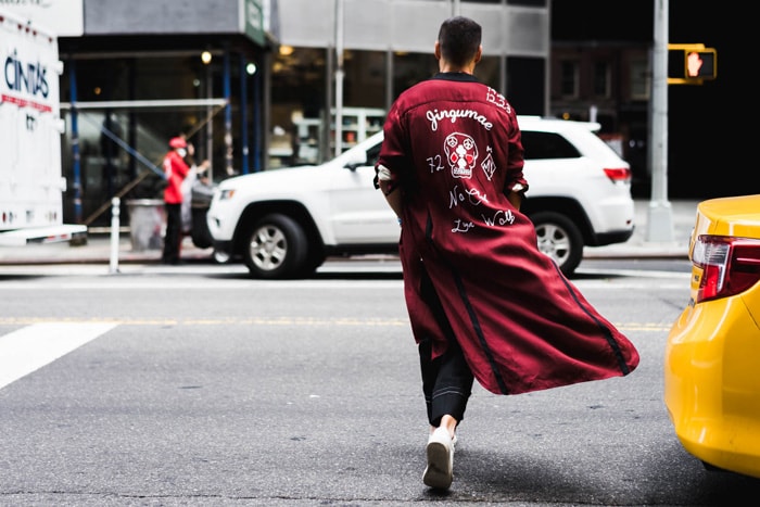 New York Fashion Week: Men's Attendees Embraced Old and New Street Style Trends for Day 1
