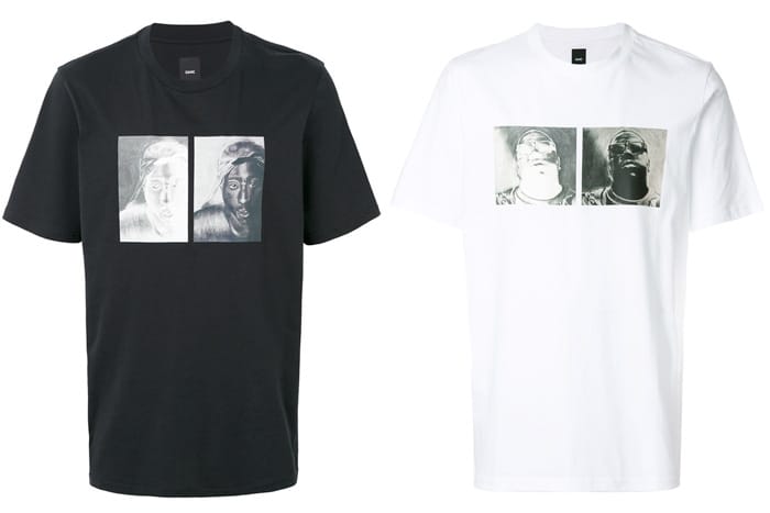 OAMC Releases a Collection of Tupac Shakur & The Notorious B.I.G. T-Shirts