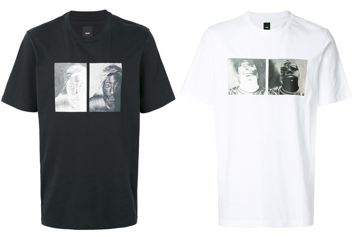 OAMC Releases a Collection of Tupac Shakur & The Notorious B.I.G. T-Shirts