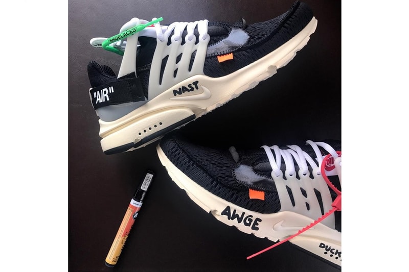 ASAP Nast OFF WHITE Nike Air Presto Virgil Abloh Detailed Look