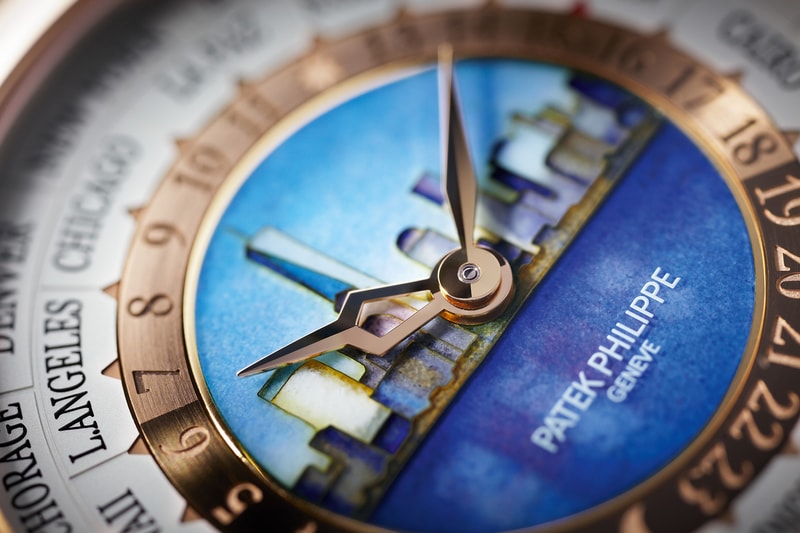 Patek Philippe Reference 5531R World Time Minute Repeater New York 2017 Special Edition Watch New York City Skyline