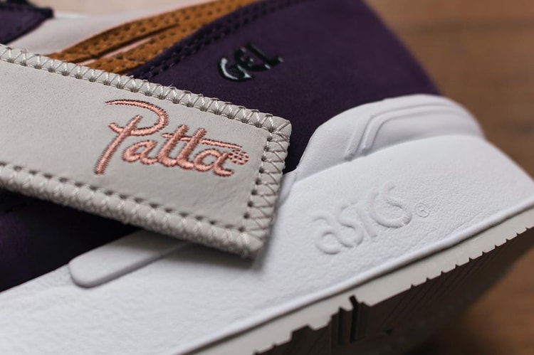 Patta & ASICS Give the Classic GEL-Lyte Model a Sweet "Ginger Honey/ Dark Purple" Makeover