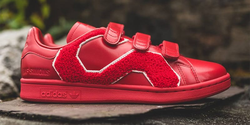 raf simons stan smith red