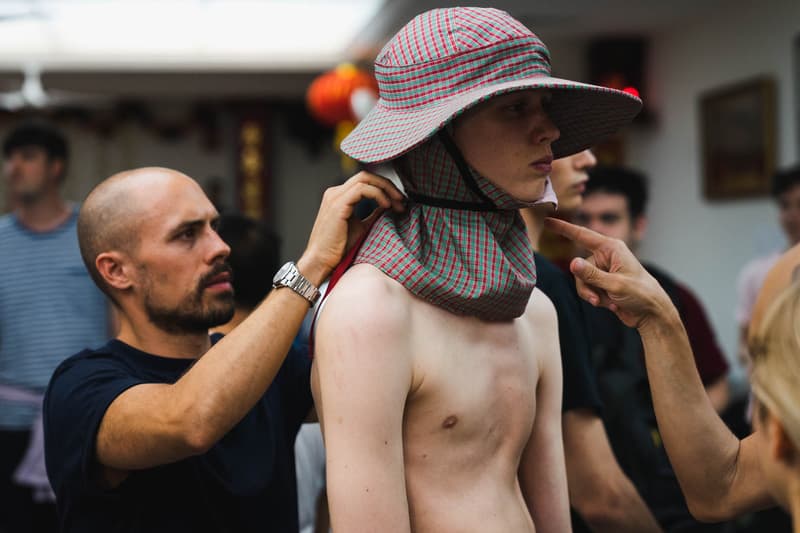 Raf Simons 2018 Spring Summer Runway Show Backstage New York Fashion Week Men's