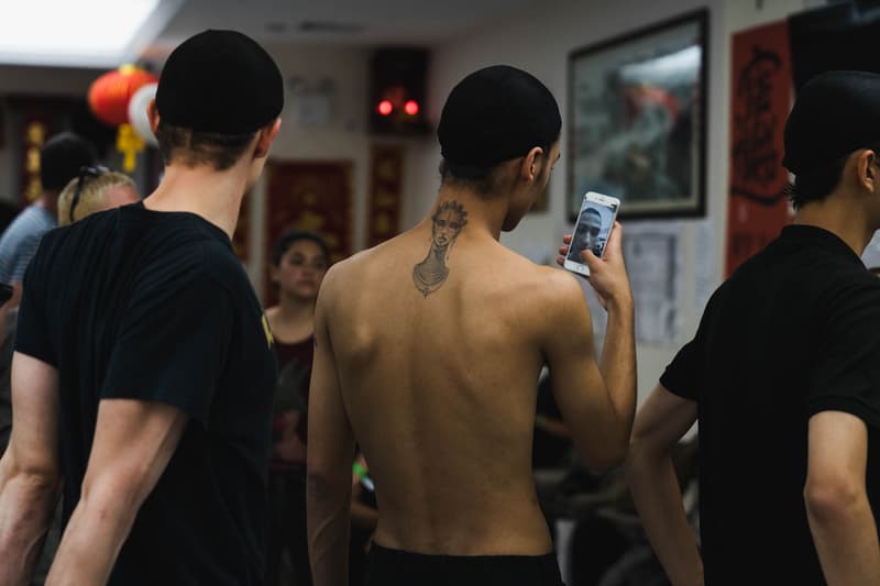 Raf Simons 2018 Spring Summer Runway Show Backstage New York Fashion Week Men's