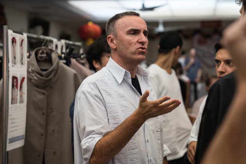 Raf Simons 2018 Spring Summer Runway Show Backstage New York Fashion Week Men's